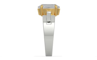 GoldCollet Ceylon White Sapphire Ring Limited Quality (R8)