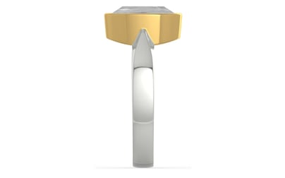 GoldCollet Ceylon White Sapphire Ring Limited Quality (R9)