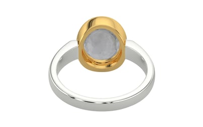 Goldcollet Ceylon White Sapphire Ring Prime Quality (R6)