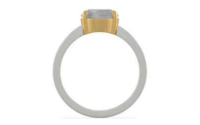 GoldCollet Ceylon White Sapphire Ring Prime Quality (R8)