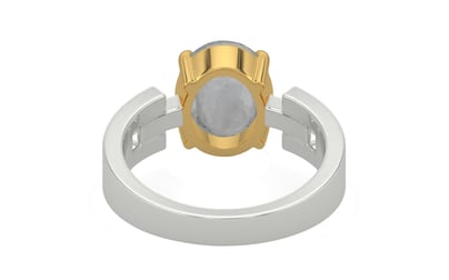 GoldCollet Ceylon White Sapphire Ring Prime Quality (R8)