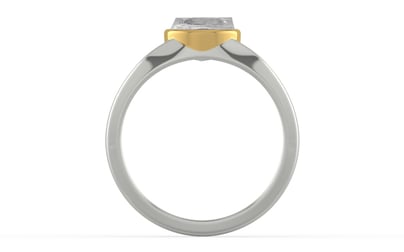 GoldCollet Ceylon White Sapphire Ring Rare Quality (R10)