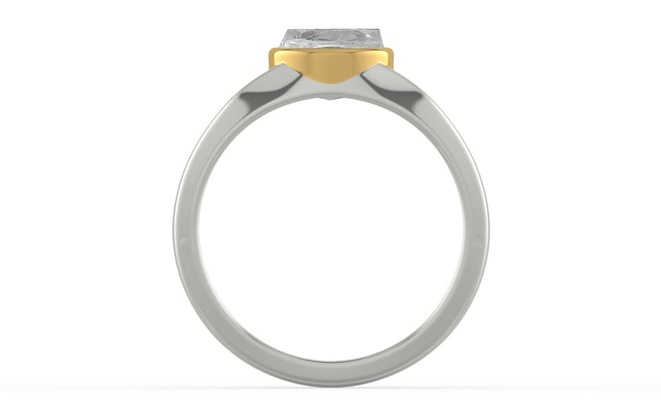 GoldCollet Ceylon White Sapphire Ring Rare Quality (R10)