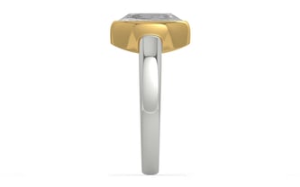 Goldcollet Ceylon White Sapphire Ring Rare Quality (R6)