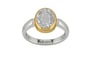 Goldcollet Ceylon White Sapphire Ring Rare Quality (R6)