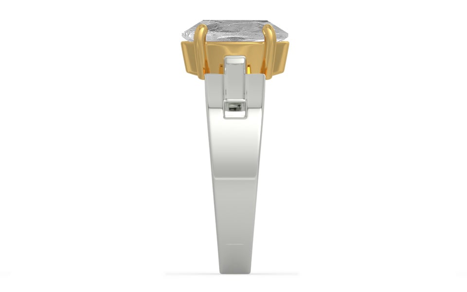 GoldCollet Ceylon White Sapphire Ring Rare Quality (R8)