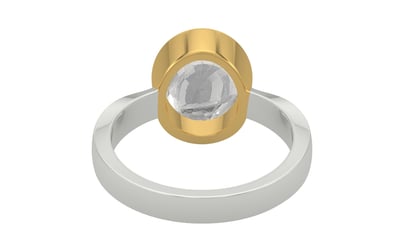 GoldCollet Ceylon White Sapphire Ring Rare Quality (R9)