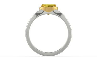 GoldCollet Ceylon Yellow Sapphire Ring Limited Quality (R10)