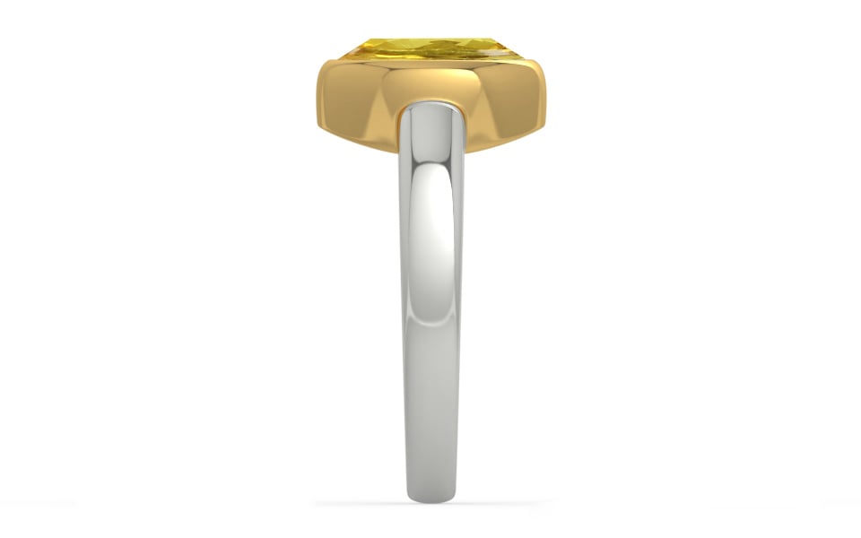 Goldcollet Ceylon Yellow Sapphire Ring Limited Quality (R6)