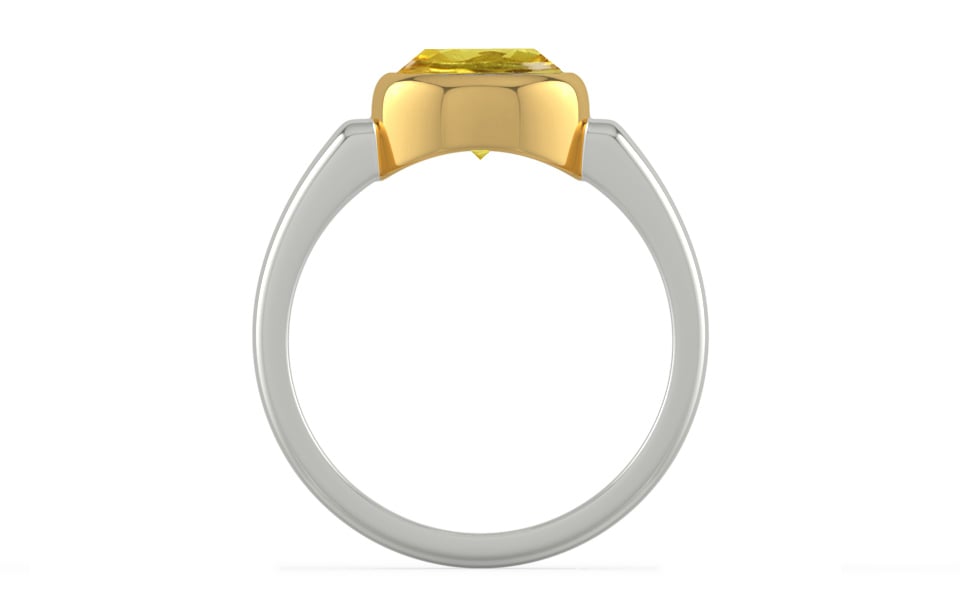 Goldcollet Ceylon Yellow Sapphire Ring Limited Quality (R6)