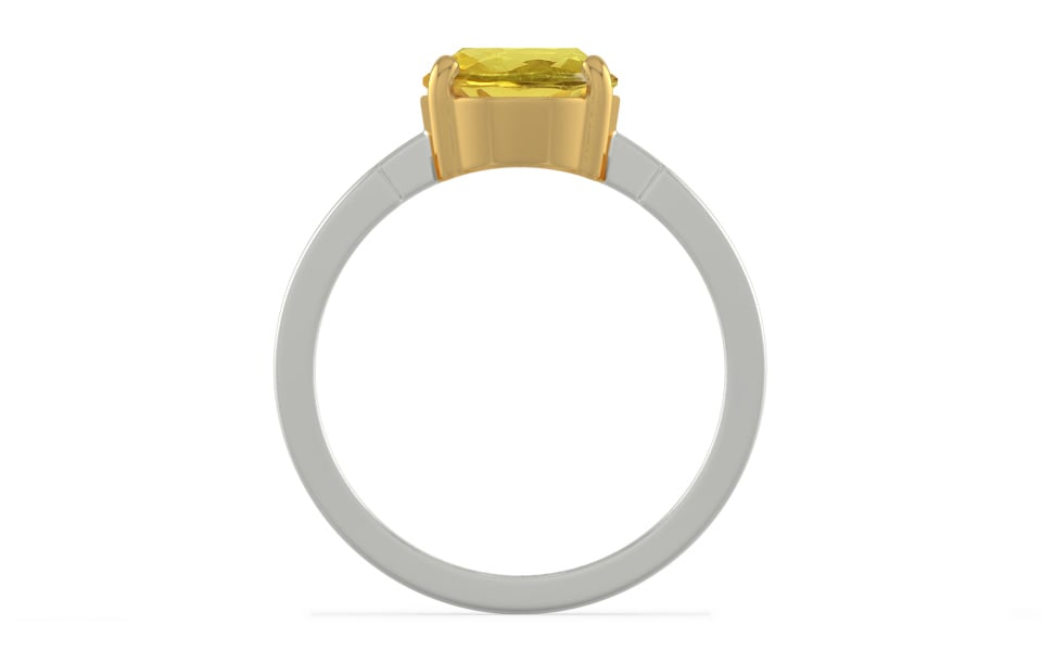 GoldCollet Ceylon Yellow Sapphire Ring Limited Quality (R8)