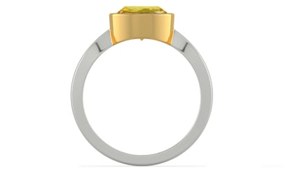 GoldCollet Ceylon Yellow Sapphire Ring Limited Quality (R9)