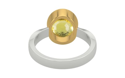 GoldCollet Ceylon Yellow Sapphire Ring Limited Quality (R9)