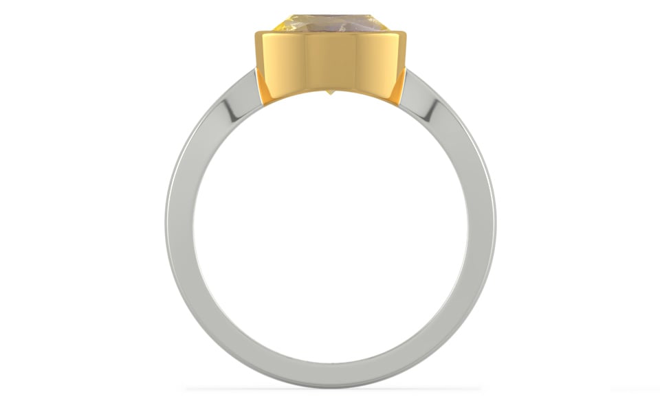 GoldCollet Ceylon Yellow Sapphire Ring Prime Quality (R9)