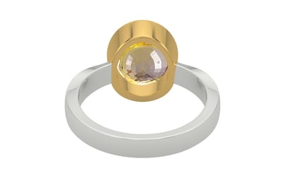 GoldCollet Ceylon Yellow Sapphire Ring Prime Quality (R9)