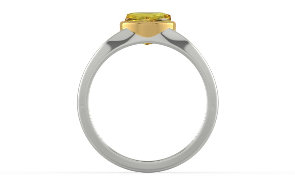 GoldCollet Ceylon Yellow Sapphire Ring Rare Quality (R10)