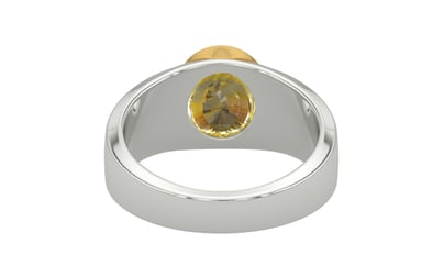 GoldCollet Ceylon Yellow Sapphire Ring Rare Quality (R10)