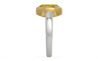 Goldcollet Ceylon Yellow Sapphire Ring Rare Quality (R6)