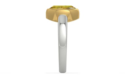 Goldcollet Ceylon Yellow Sapphire Ring Rare Quality (R6)