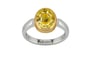 Goldcollet Ceylon Yellow Sapphire Ring Rare Quality (R6)