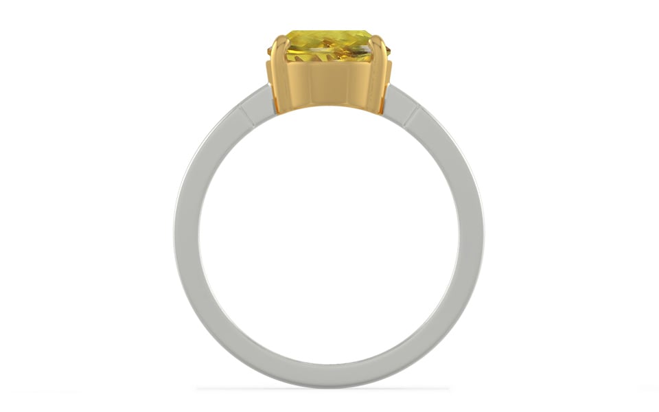 GoldCollet Ceylon Yellow Sapphire Ring Rare Quality (R8)