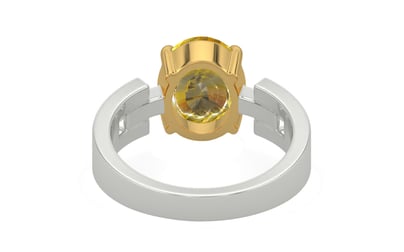 GoldCollet Ceylon Yellow Sapphire Ring Rare Quality (R8)