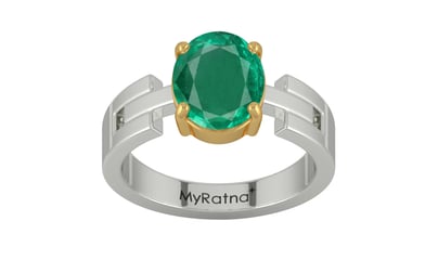 GoldCollet Emerald Ring Rare Quality (R8)