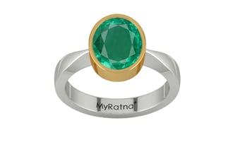 GoldCollet Emerald Ring Rare Quality (R9)