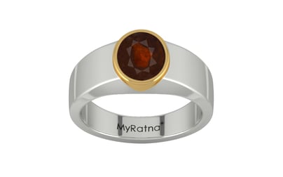 GoldCollet Hessonite Garnet Ring Fine Quality (R10)