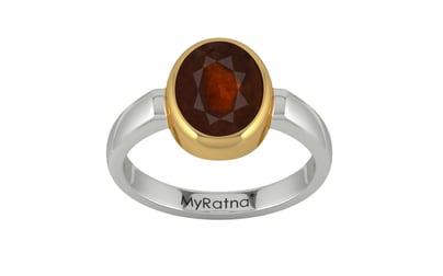 Goldcollet Hessonite Garnet Ring Fine Quality (R6)
