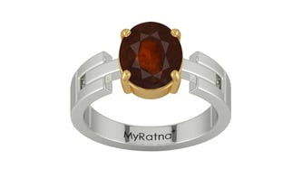 GoldCollet Hessonite Garnet Ring Fine Quality (R8)