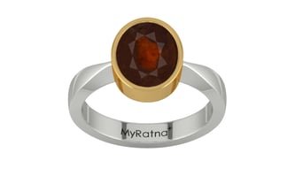 GoldCollet Hessonite Garnet Ring Fine Quality (R9)