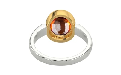 Goldcollet Hessonite Garnet Ring Limited Quality (R6)