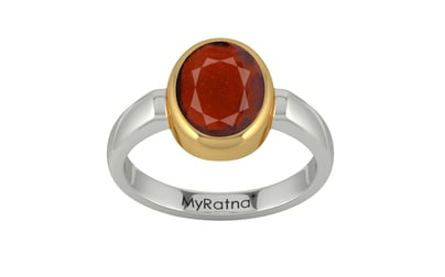 Goldcollet Hessonite Garnet Ring Prime Quality (R6)