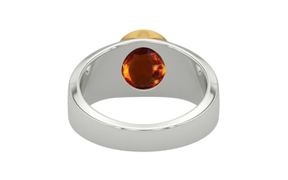 GoldCollet Hessonite Garnet Ring Rare Quality (R10)