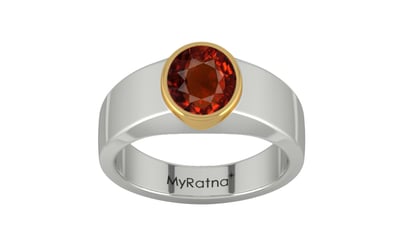 GoldCollet Hessonite Garnet Ring Rare Quality (R10)