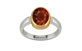 Goldcollet Hessonite Garnet Ring Rare Quality (R6)