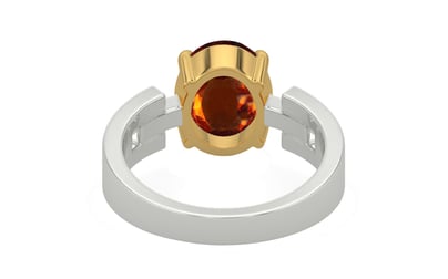 GoldCollet Hessonite Garnet Ring Rare Quality (R8)