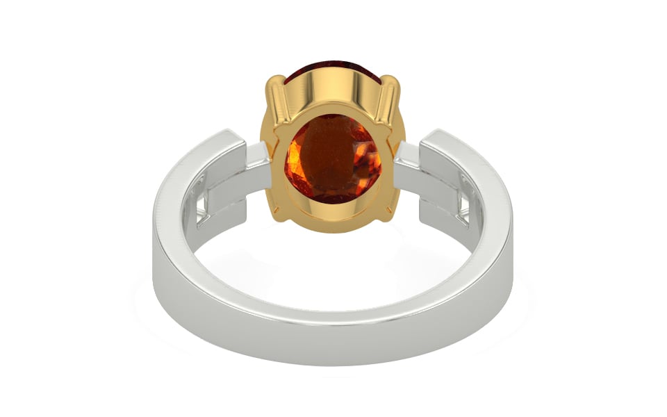 GoldCollet Hessonite Garnet Ring Rare Quality (R8)