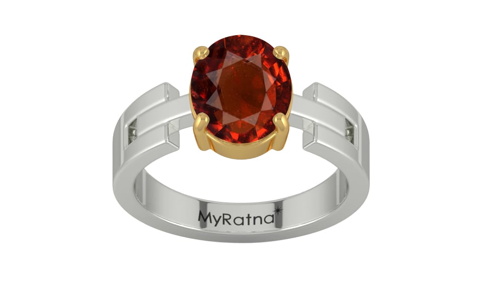 GoldCollet Hessonite Garnet Ring Rare Quality (R8)