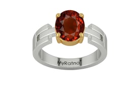 GoldCollet Hessonite Garnet Ring Rare Quality (R8)