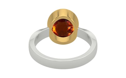 GoldCollet Hessonite Garnet Ring Rare Quality (R9)