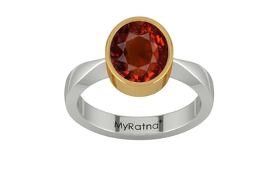GoldCollet Hessonite Garnet Ring Rare Quality (R9)
