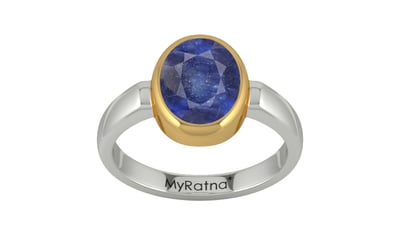 Goldcollet Thailand Blue Sapphire Ring Fine Quality (R6)