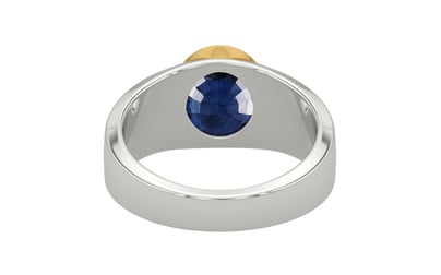 GoldCollet Thailand Blue Sapphire Ring Limited Quality (R10)