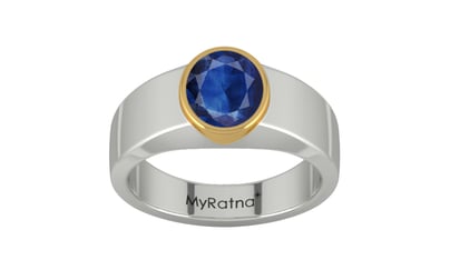 GoldCollet Thailand Blue Sapphire Ring Limited Quality (R10)