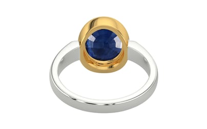 Goldcollet Thailand Blue Sapphire Ring Limited Quality (R6)