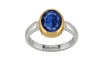 Goldcollet Thailand Blue Sapphire Ring Limited Quality (R6)