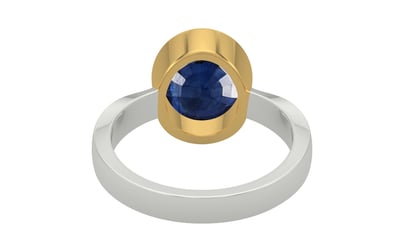 GoldCollet Thailand Blue Sapphire Ring Limited Quality (R9)
