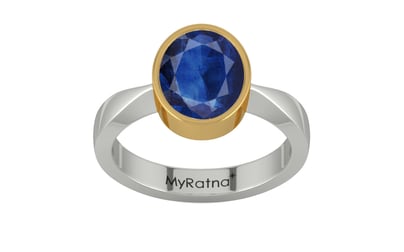 GoldCollet Thailand Blue Sapphire Ring Limited Quality (R9)